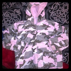 Girls pink camo jacket!!